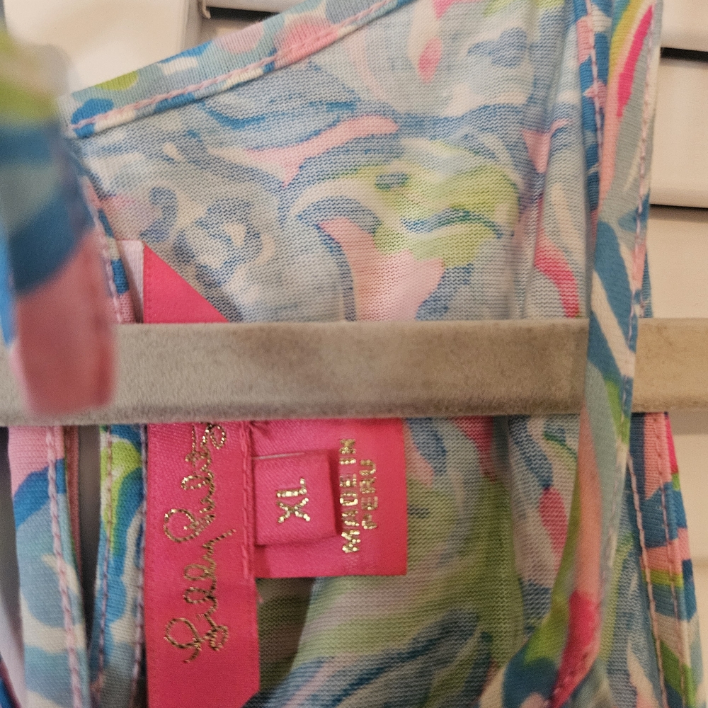 Lilly Pulitzer Colorful Print Midi Dress - Picture 3 of 4